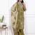 Mehendi Cotton cambric straight  kurti-pant-dupatta  set