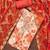 Multi viscose banarasi handwork dress material with dupatta