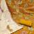 Mustered viscose organza sequins dress material with dupatta