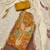 Mustered viscose organza sequins dress material with dupatta