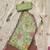 Light green viscose organza sequins dress material with dupatta