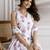 women's pure cotton floral printed kurta pant with dupatta set