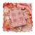Peach roman cotton silk embroidery dress material with dupatta