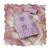 Purple roman cotton silk embroidery dress material with dupatta