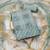 Turquoise blue roman cotton silk embroidery dress material with dupatta