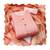 Peach modal foil dress material with dupatta