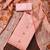 Peach modal foil dress material with dupatta