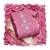 Pink modal chanderi embroidery dress material with dupatta