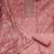 Pink roamn cotton sequins dress material with dupatta