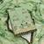 Light green chanderi modal embroidery dress material with dupatta
