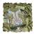 Light green viscose georgette sequins dress material with dupatta