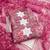 Multi roman cotton silk sequins dress material with dupatta