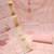 Peach pure cotton silk embroidery dress material with dupatta