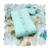 Sea green pure cotton silk embroidery dress material with dupatta