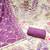 Multi jaam cotton handwork dress material with dupatta