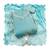 Sea green viscose fendy sattin sequins dress material with dupatta