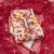 Multi jam cotton handwork dress material with dupatta
