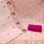 Peach viscose organza embroidery dress material with dupatta
