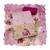 Baby pink viscose organza embroidery dress material with dupatta