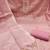 Pink simmer cotton handwork dress material with dupatta