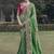 Rama green color designer border soft jacquard saree with designer blouse fabric