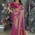 Purple color designer border soft jacquard saree with designer blouse fabric