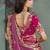 Purple color designer border soft jacquard saree with designer blouse fabric
