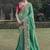 Green color designer border soft jacquard saree with designer blouse fabric