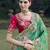 Green color designer border soft jacquard saree with designer blouse fabric