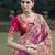 Purple color designer border soft jacquard saree with designer blouse fabric