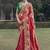Red color designer border soft jacquard saree with designer blouse fabric