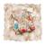 Multi organza embroidery dress material with dupatta