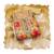 Multi organza embroidery dress material with dupatta