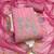 Pink pure cotton silk sequins dress material with dupatta