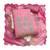 Pink pure cotton silk sequins dress material with dupatta