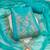 Sky blue pure cotton silk sequins dress material with dupatta