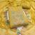 Yellow pure cotton silk sequins dress material with dupatta