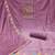 Levender pure cotton silk sequins dress material with dupatta