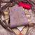 Purple banarasi cotton weaving dress material with dupatta