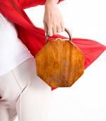 Sitara Sheesham Solid Wood hexagon bag
