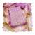 Purple banarasi weaving dress material with dupatta