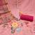 Baby pink pure jaam cotton sequins dress material with dupatta