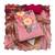 Baby pink pure jaam cotton sequins dress material with dupatta