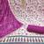 Multi pure cambric cotton embroidery dress material with dupatta