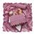 Levender pink premium roman cotton embroidery dress material with dupatta