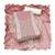 Pink premium roman cotton embroidery dress material with dupatta