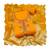 Yellow fandy silk sequins dress material with dupatta