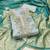 Pastel blue mal chanderi weaving dress material with dupatta