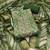 Light green banarasi cotton weaving dress material with dupatta
