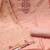 Peach jaam cotton handwork dress material with dupatta